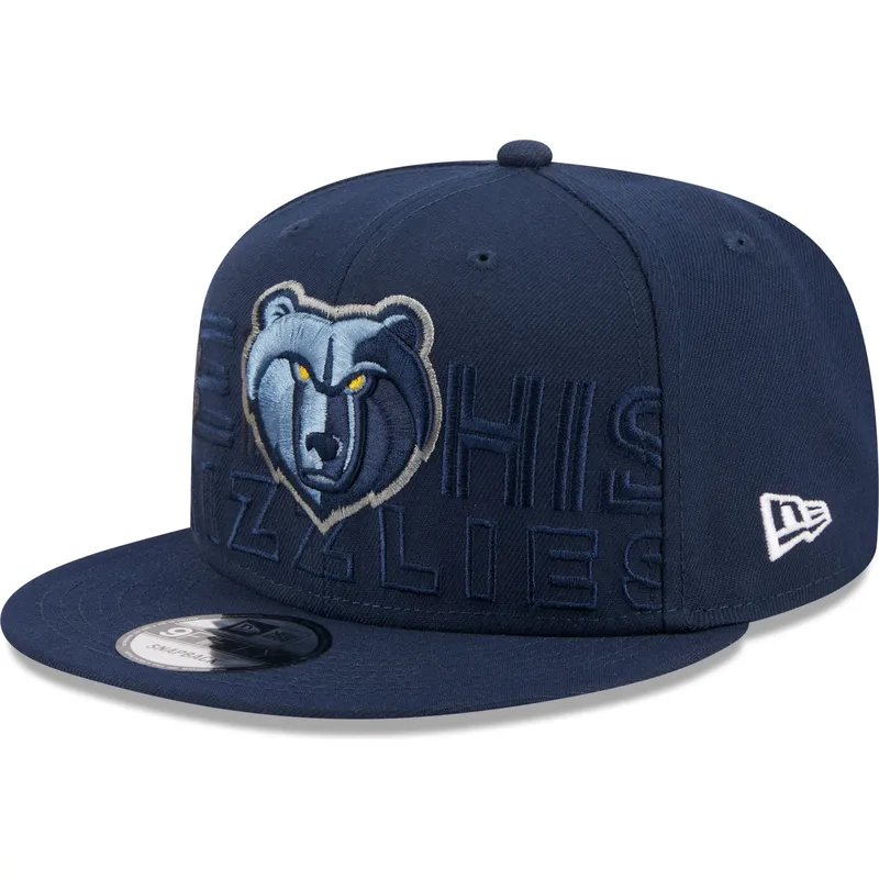 cepice-rovna-namornicka-modra-snapback-9fifty-draft-edition-2023-memphis-grizzlies-nba-new-era