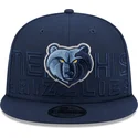 new-era-9fifty-draft-edition-2023-snapback-kappe-in-marineblau-der-memphis-grizzlies-nba