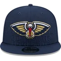 marineblaue-flache-snapback-kappe-9fifty-draft-edition-2023-der-new-orleans-pelicans-nba-von-new-era