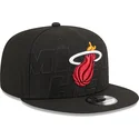 schwarze-snapback-kappe-9fifty-draft-edition-2023-der-miami-heat-nba-von-new-era