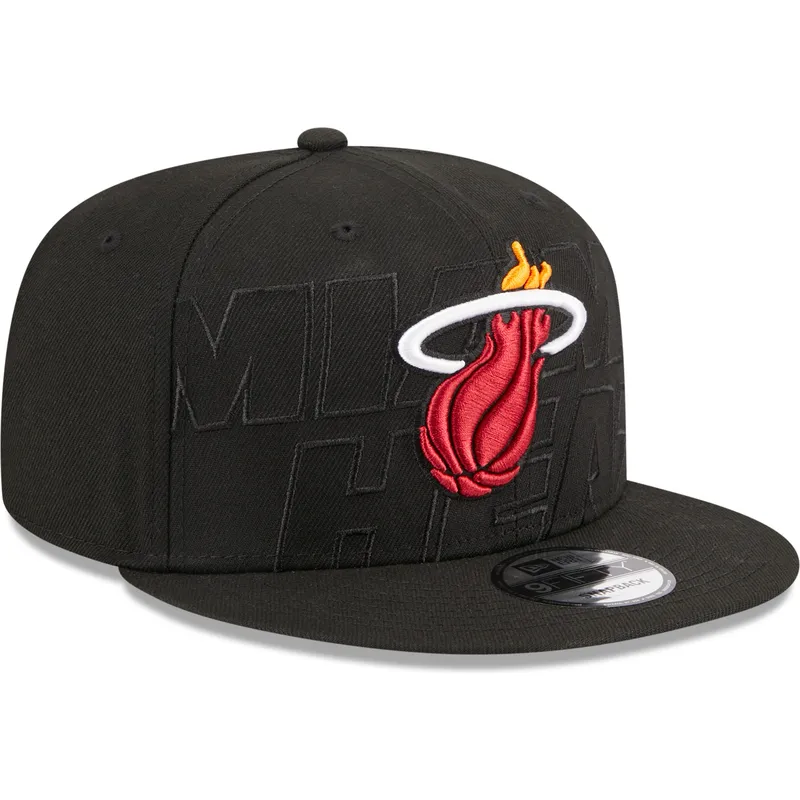 cepice-rovna-cerna-snapback-9fifty-draft-edition-2023-miami-heat-nba-new-era