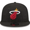 schwarze-snapback-kappe-9fifty-draft-edition-2023-der-miami-heat-nba-von-new-era