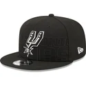 cepice-rovna-cerna-snapback-9fifty-draft-edition-2023-san-antonio-spurs-nba-new-era