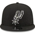 cepice-rovna-cerna-snapback-9fifty-draft-edition-2023-san-antonio-spurs-nba-new-era