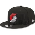 cepice-rovna-cerna-snapback-9fifty-draft-edition-2023-portland-trail-blazers-nba-new-era