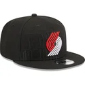 cepice-rovna-cerna-snapback-9fifty-draft-edition-2023-portland-trail-blazers-nba-new-era