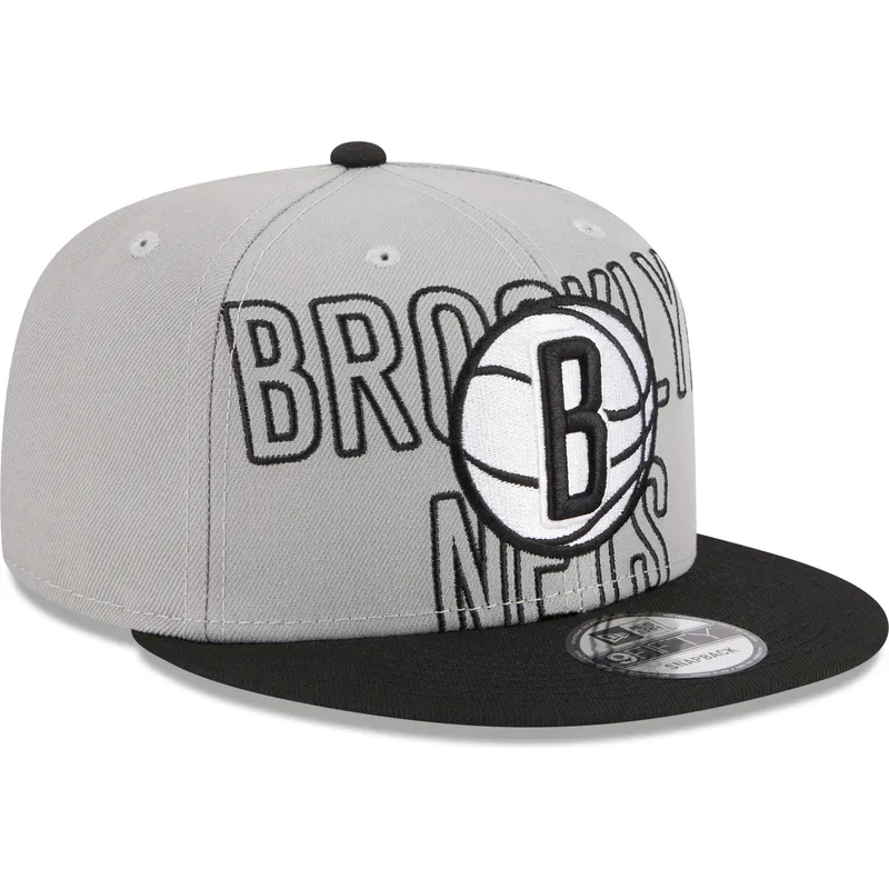 cap-rovna-gray-snapback-9fifty-draft-edition-2023-brooklyn-nets-nba-new-era