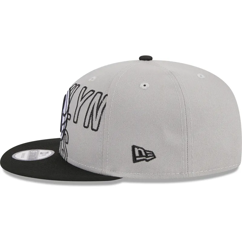 cap-rovna-gray-snapback-9fifty-draft-edition-2023-brooklyn-nets-nba-new-era