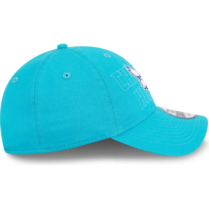 cepice-zaoblena-modra-nastavitelny-pasek-9twenty-draft-edition-2023-charlotte-hornets-nba-new-era