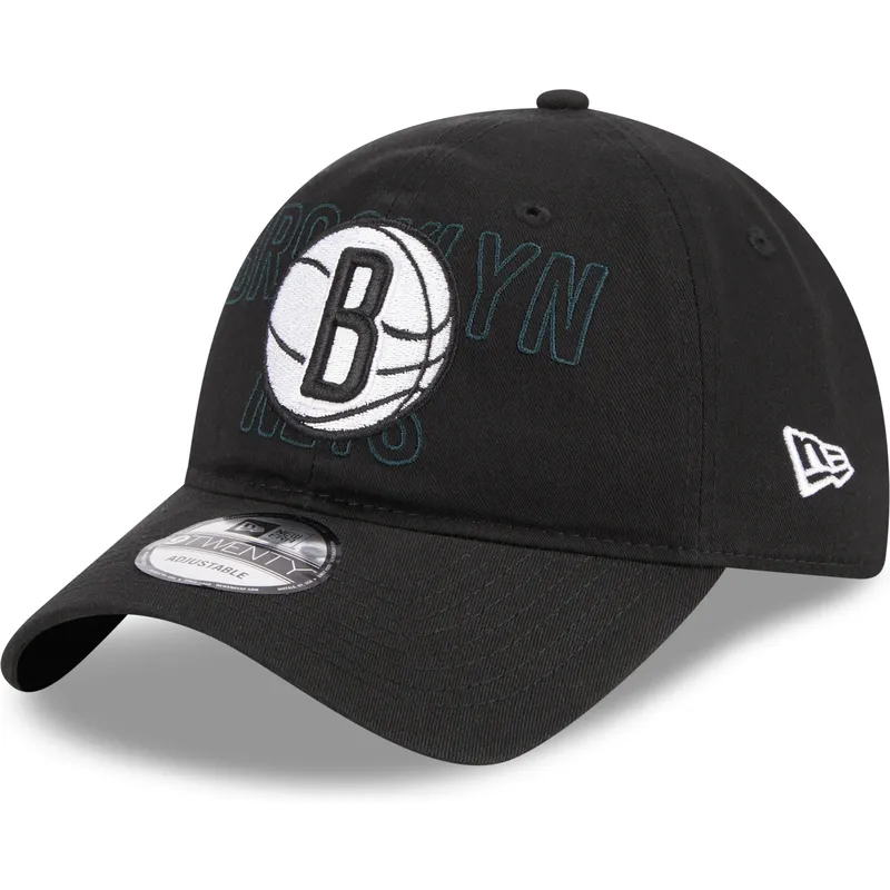 cepice-zaoblena-cerna-nastavitelny-9twenty-draft-edition-2023-brooklyn-nets-nba-new-era