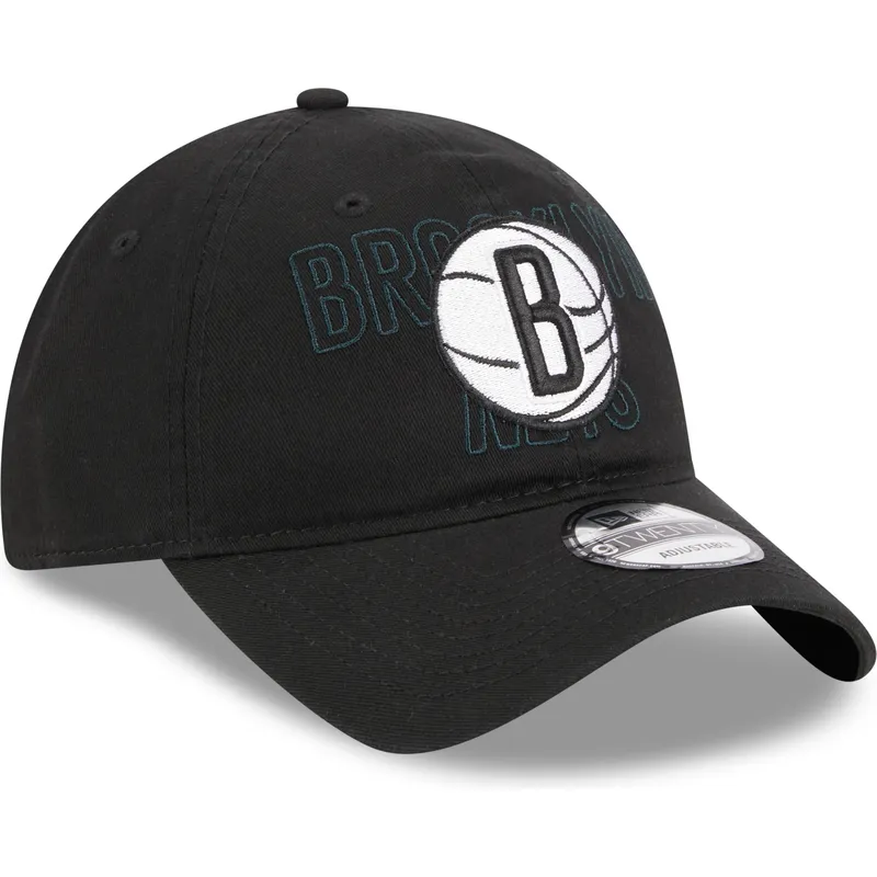 cepice-zaoblena-cerna-nastavitelny-9twenty-draft-edition-2023-brooklyn-nets-nba-new-era