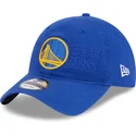 cepice-zaoblena-modra-nastavitelny-pasek-9twenty-draft-edition-2023-golden-state-warriors-nba-new-era