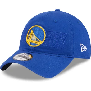 Čepice zaoblená modrá nastavitelný pásek 9TWENTY Draft Edition 2023 Golden State Warriors NBA New Era