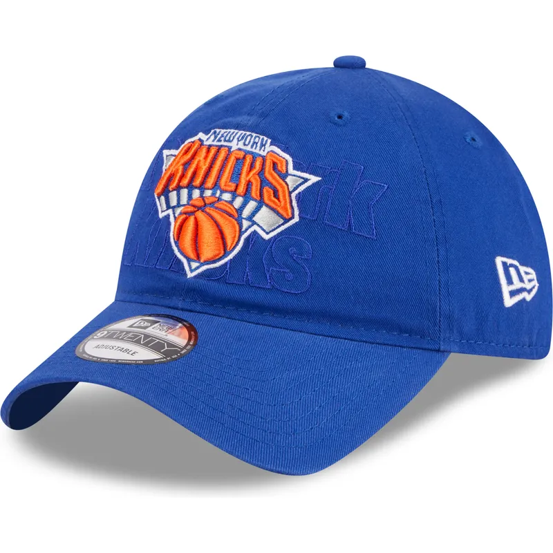 cepice-zaoblena-modra-nastavitelny-9twenty-draft-edition-2023-new-york-knicks-nba-new-era