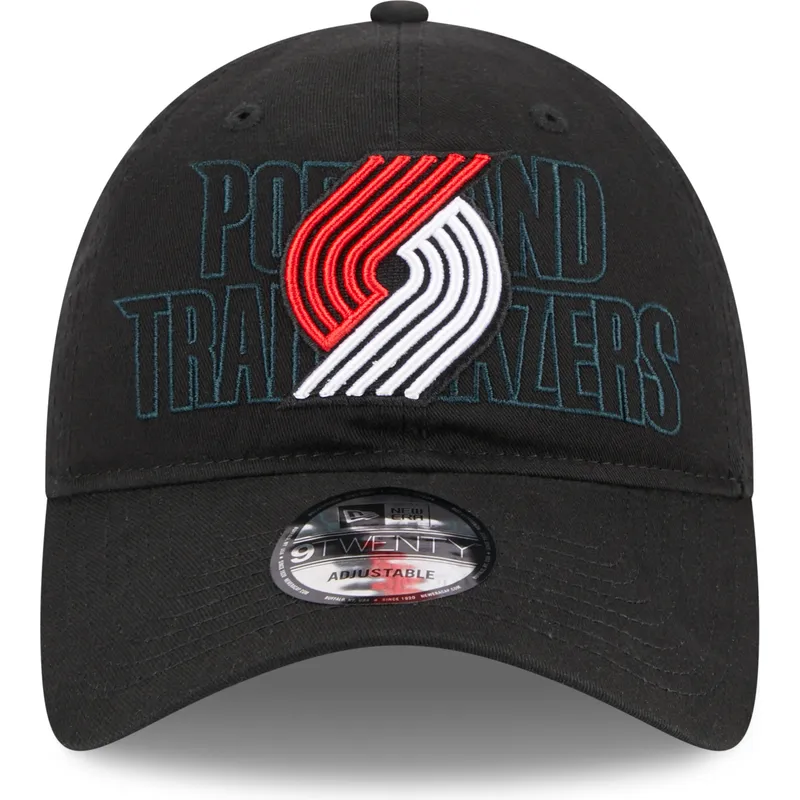 cepice-zaoblena-cerna-nastavitelny-9twenty-draft-edition-2023-portland-trail-blazers-nba-new-era