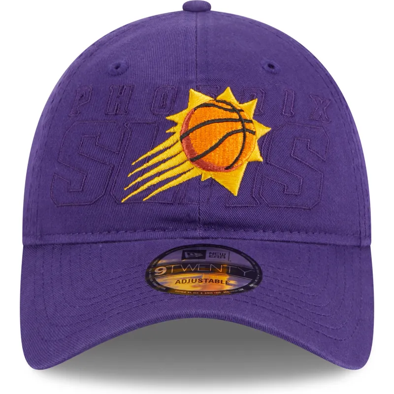 violette-verstellbare-curved-cap-9twenty-draft-edition-2023-der-phoenix-suns-nba-von-new-era