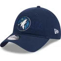 cepice-zaoblena-namornicka-modra-nastavitelny-9twenty-draft-edition-2023-minnesota-timberwolves-nba-new-era