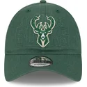 cepice-zaoblena-zelena-nastavitelny-9twenty-draft-edition-2023-milwaukee-bucks-nba-new-era