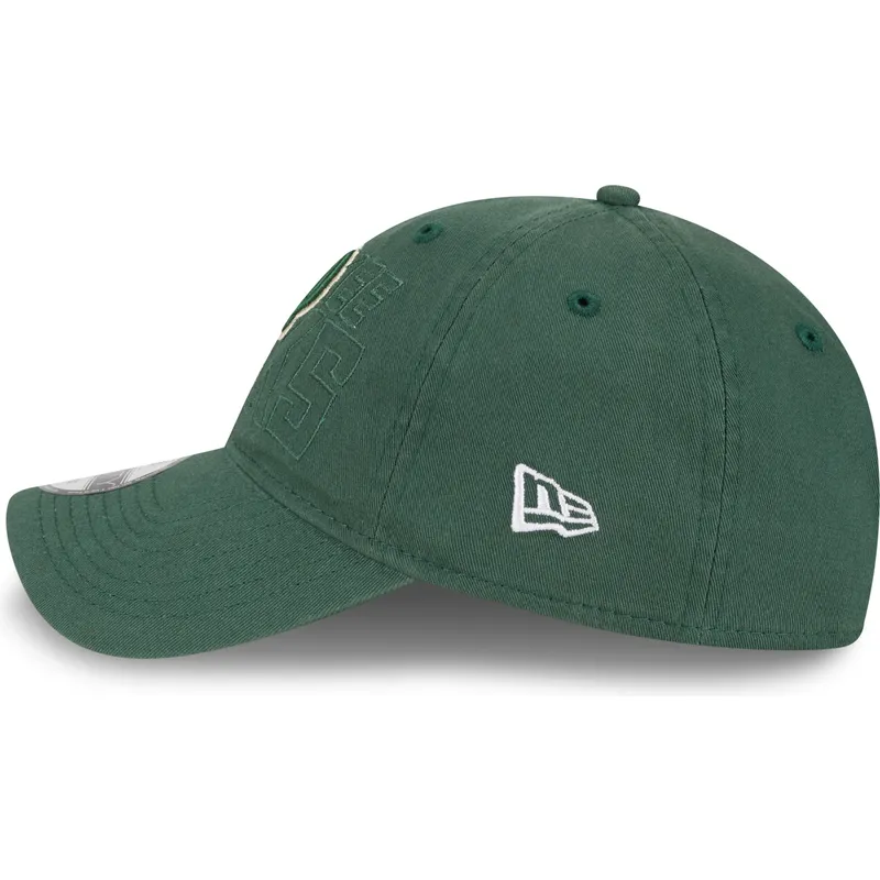 cepice-zaoblena-zelena-nastavitelny-9twenty-draft-edition-2023-milwaukee-bucks-nba-new-era
