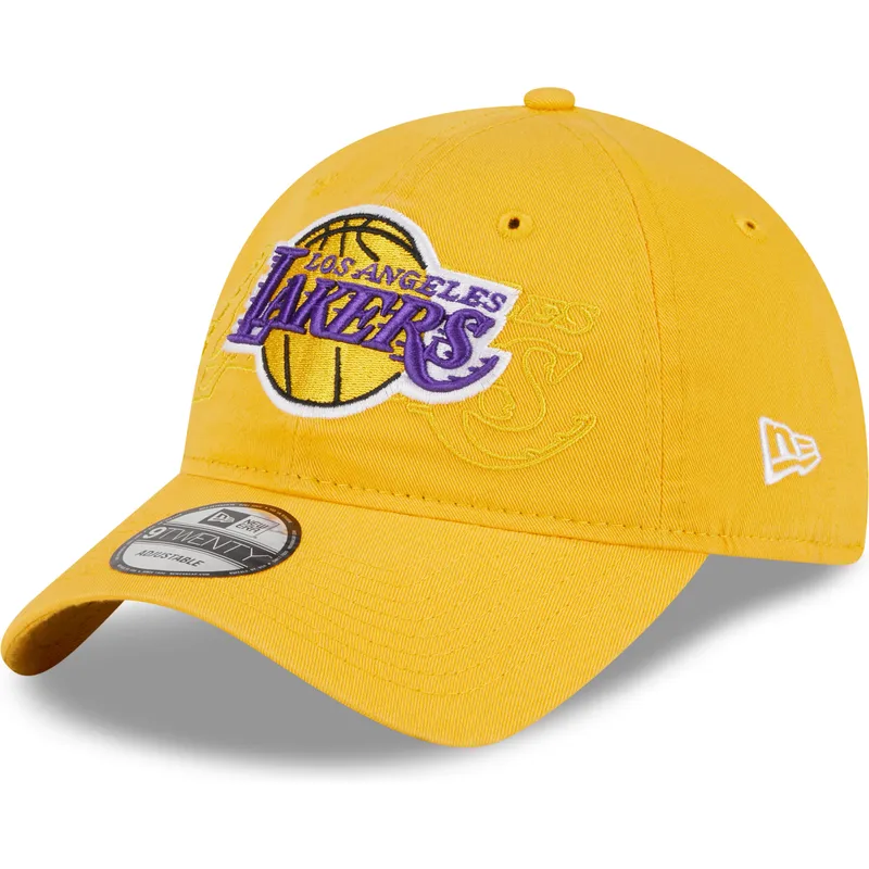 cepice-zaoblena-zluta-nastavitelny-9twenty-draft-edition-2023-los-angeles-lakers-nba-new-era