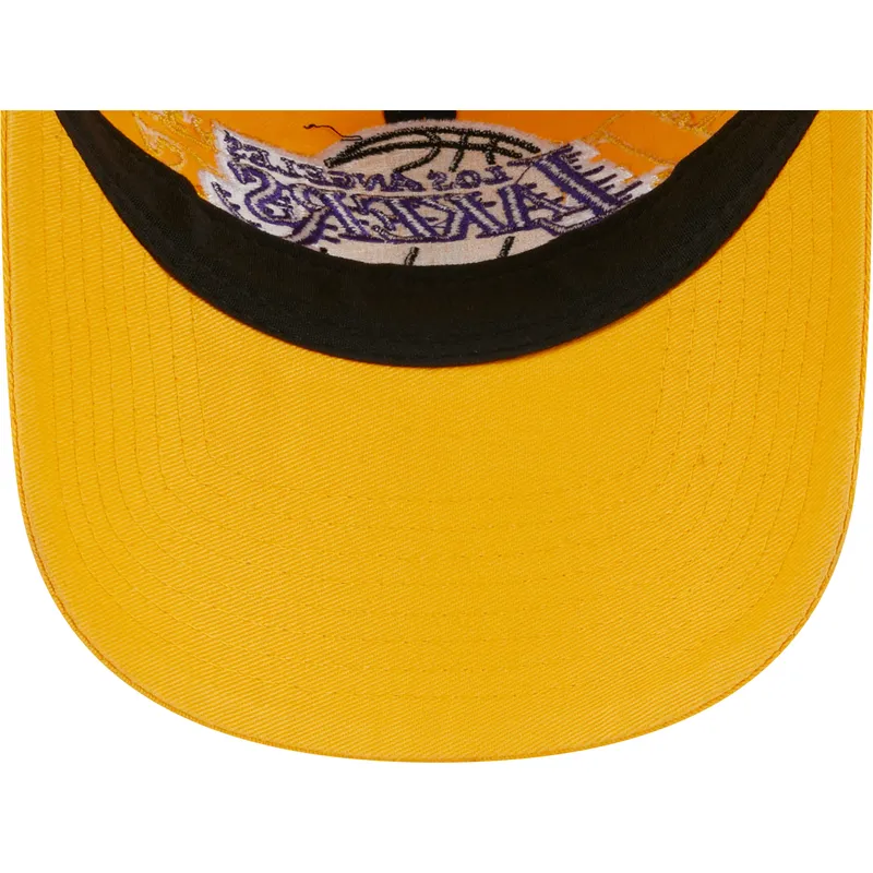 cepice-zaoblena-zluta-nastavitelny-9twenty-draft-edition-2023-los-angeles-lakers-nba-new-era