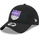schwarze-verstellbare-9twenty-draft-edition-2023-kappe-der-sacramento-kings-nba-von-new-era