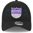 schwarze-verstellbare-9twenty-draft-edition-2023-kappe-der-sacramento-kings-nba-von-new-era