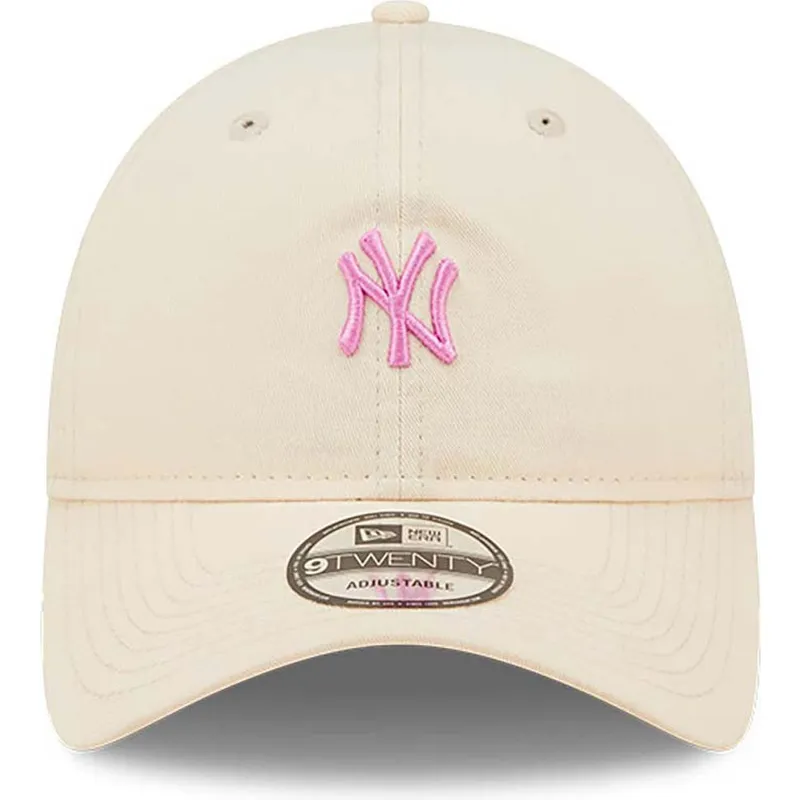 cap-zaoblena-pink-adjustable-strap-claro-9twenty-mini-new-york-yankees-mlb-new-era cap-zaoblena-pink-adjustable-strap-claro-9twenty-mini-new-york-yankees-mlb-new-era