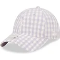 cepice-zaoblena-fialova-nastavitelny-9twenty-gingham-new-york-yankees-mlb-new-era
