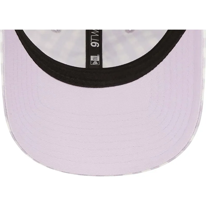 cepice-zaoblena-fialova-nastavitelny-9twenty-gingham-new-york-yankees-mlb-new-era