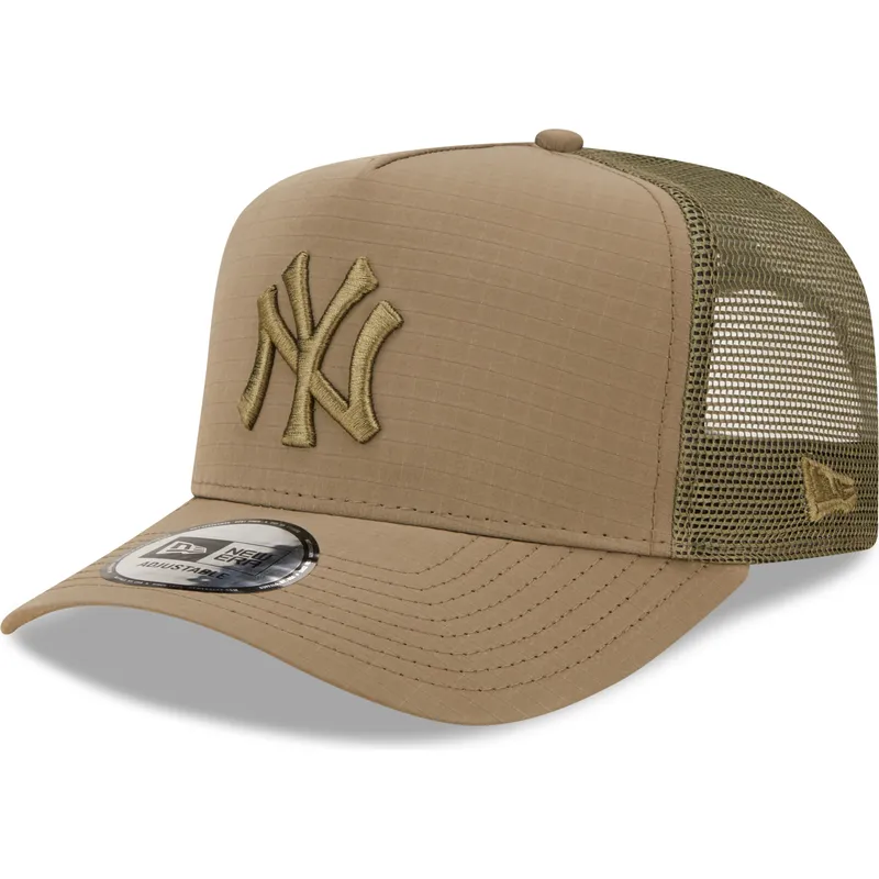 cepice-zaoblena-zelena-snapback-a-frame-tech-ripstop-new-york-yankees-mlb-new-era