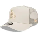 cepice-zaoblena-bezova-snapback-a-frame-tech-ripstop-los-angeles-dodgers-mlb-new-era