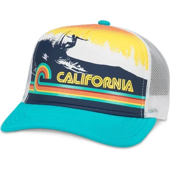 Čepice zaoblená žádné zvíře modrá snapback California Riptide Valin American Needle