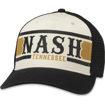 Vit och svart truckerkeps snapback Nashville Tennessee Sinclair från American Needle