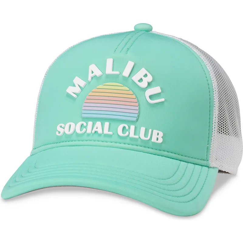 grune-und-weisse-trucker-snapback-kappe-malibu-social-club-riptide-valin-von-american-needle