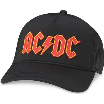 Svart trucker-keps snapback AC/DC Riptide Valin från American Needle