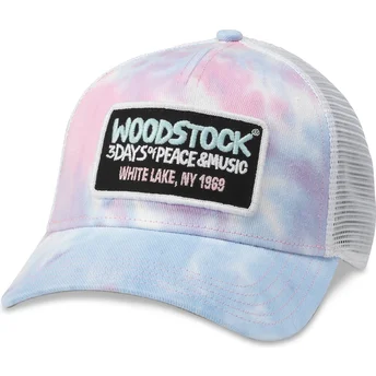 Gorra trucker flerfärgad snapback Woodstock Valin från American Needle