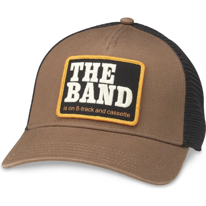 braune-und-schwarze-trucker-snapback-kappe-the-band-valin-von-american-needle