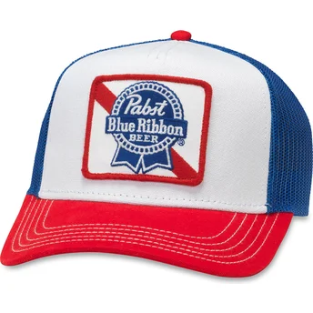 Čepice zaoblená žádné zvíře vícebarevná snapback , Pabst Blue Ribbon Valin American Needle