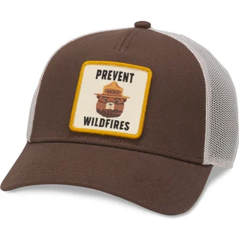 Cap zaoblená brown snapback American Needle