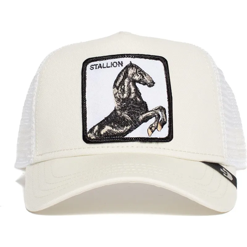 cepice-zaoblena-bila-snapback-stallion-the-farm-goorin-bros