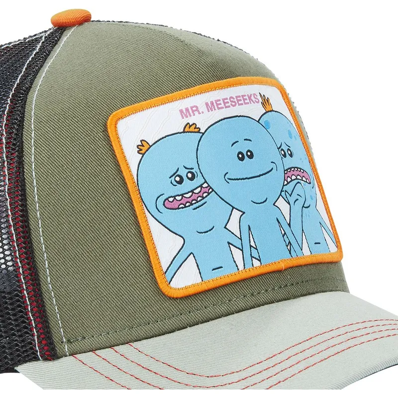 cepice-zaoblena-zelena-snapback-mrm1-mr-meeseeks-rick-a-morty-capslab