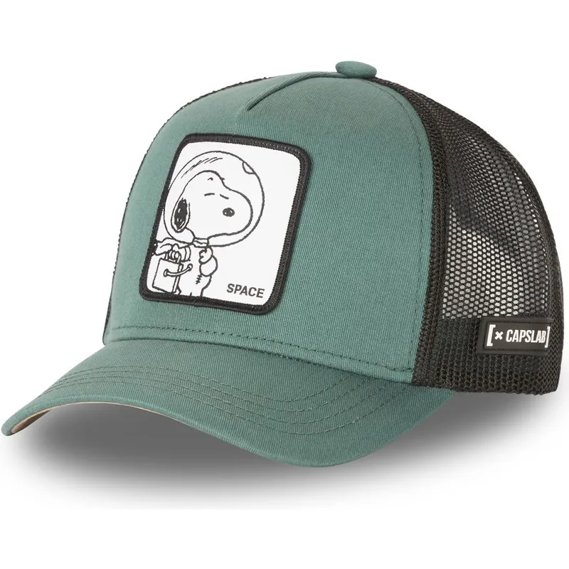 cepice-zaoblena-zelena-snapback-space-sp2-snoopy-arasidy-capslab