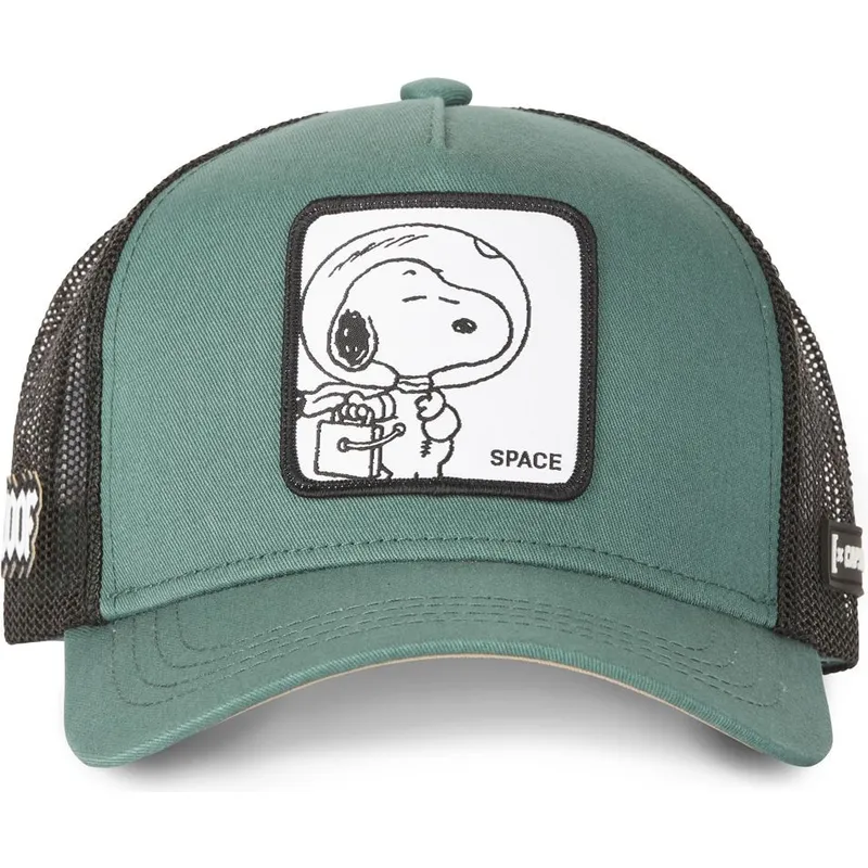 cepice-zaoblena-zelena-snapback-space-sp2-snoopy-arasidy-capslab