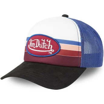 Von Dutch BAN BLU blau, rot und schwarz Trucker-Kappe