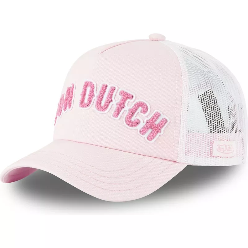 von-dutch-buckl-pink-trucker-hat