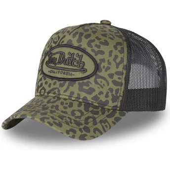 Čepice zaoblená žádné zvíře leopardí snapback LEO KA Von Dutch