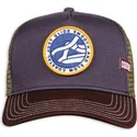 keps-trucker-marinbla-gron-och-brun-just-glide-smooth-and-slow-hft-fran-coastal