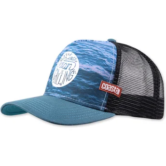 Čepice zaoblená modrá snapback The Ocean Is Calling HFT Coastal