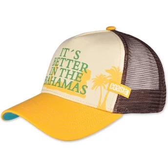 Čepice zaoblená žlutá snapback It’s Better In The Bahamas HFT Coastal